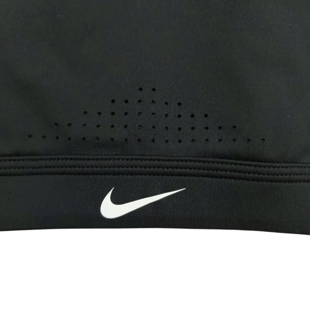 Nike Sports Bra Womens Medium Black Impact High-Support Compression Dri-FIT